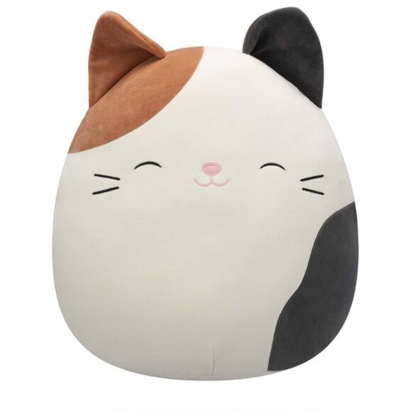Squishmallows Cam Plush Cat Cream, Black, and Brown Large Cuddly 16 Inches - Picture 1 of 7